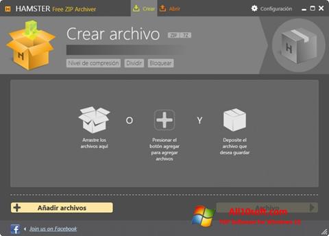 Снимка на екрана Hamster Free ZIP Archiver за Windows 10