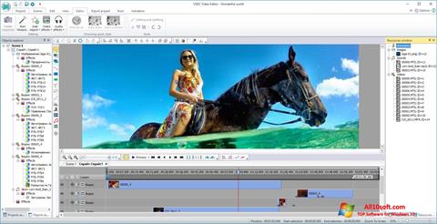 Снимка на екрана VSDC Free Video Editor за Windows 10