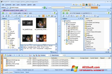 Снимка на екрана SmartFTP за Windows 10