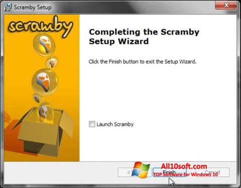 Снимка на екрана Scramby за Windows 10