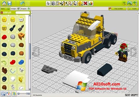 Снимка на екрана LEGO Digital Designer за Windows 10