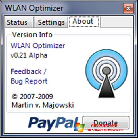 Снимка на екрана WLAN Optimizer за Windows 10