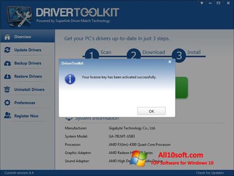 Снимка на екрана Driver Toolkit за Windows 10
