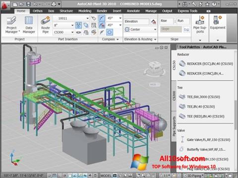 Снимка на екрана AutoCAD за Windows 10