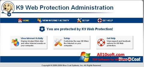 Снимка на екрана K9 Web Protection за Windows 10