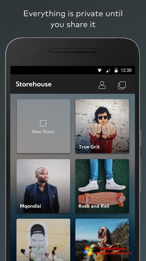 Снимка на екрана StoreHouse за Windows 10
