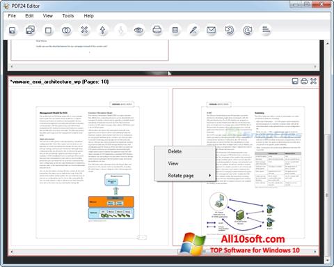 Снимка на екрана PDF24 Creator за Windows 10