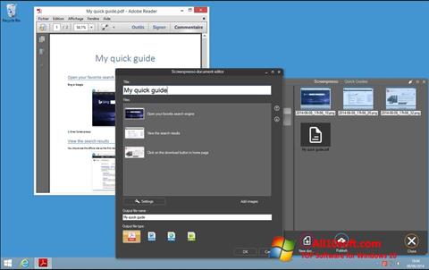 Снимка на екрана Screenpresso за Windows 10