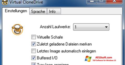 Снимка на екрана Virtual CloneDrive за Windows 10