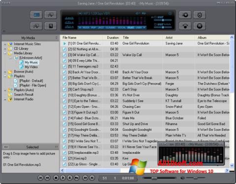 Снимка на екрана JetAudio за Windows 10