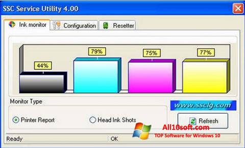 Снимка на екрана SSC Service Utility за Windows 10