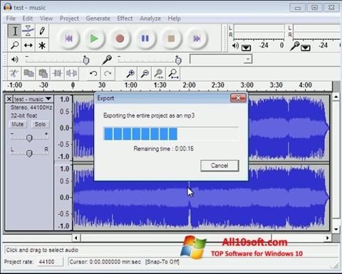 Снимка на екрана Lame MP3 Encoder за Windows 10