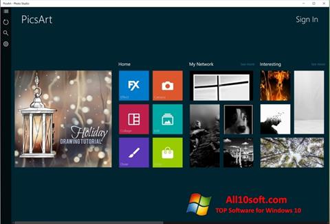 Снимка на екрана PicsArt за Windows 10