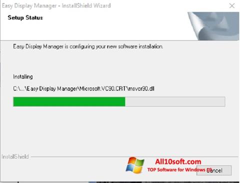 Снимка на екрана Easy Display Manager за Windows 10