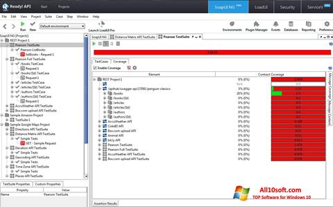 Снимка на екрана SoapUI за Windows 10