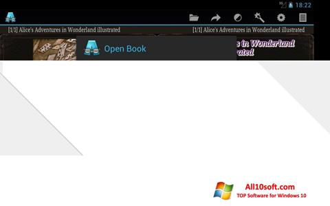 Снимка на екрана AlReader за Windows 10