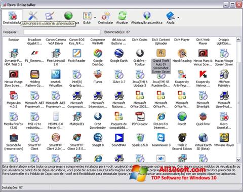 Снимка на екрана Revo Uninstaller Pro за Windows 10