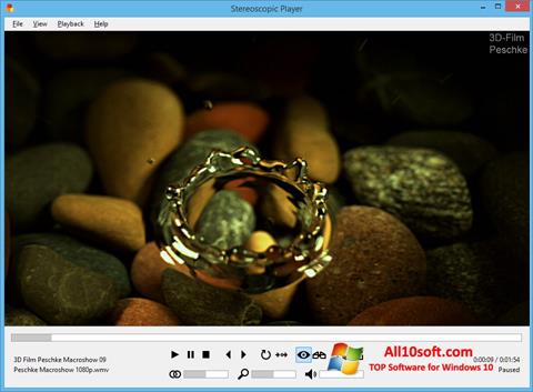 Снимка на екрана Stereoscopic Player за Windows 10