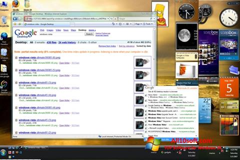 Снимка на екрана Google Desktop за Windows 10
