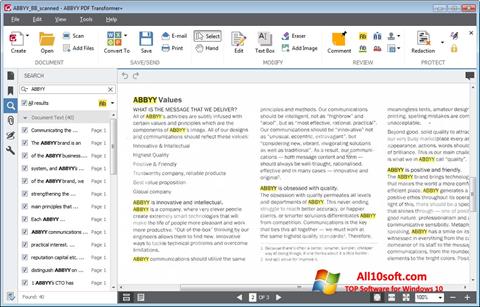 Снимка на екрана ABBYY PDF Transformer за Windows 10